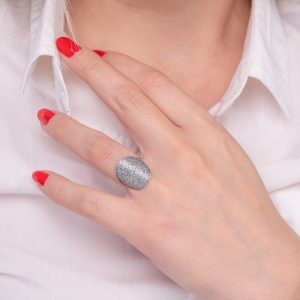 Ασημένιο δαχτυλίδι με δίσκο της Φαιστού